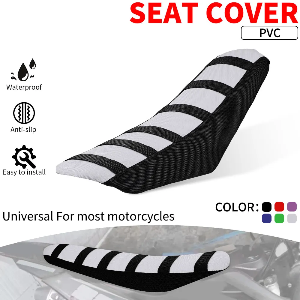 Waterproof Universal Dirt Bike Seat Cushion Cover - PVC Motorcycle Seat Protector