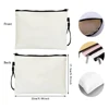 Can DIY Blank Non Customized Teacher/Birthday Gift Make Up Bags Toilet Kit Cosmetic Bag Mini Makeup Pencil Pouch Non-custom 6