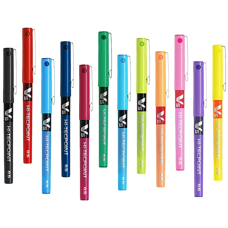 Japan PILOT BX V5 0 5mm V7 0 7mm Straight Pen Large Capacity Color Ink
