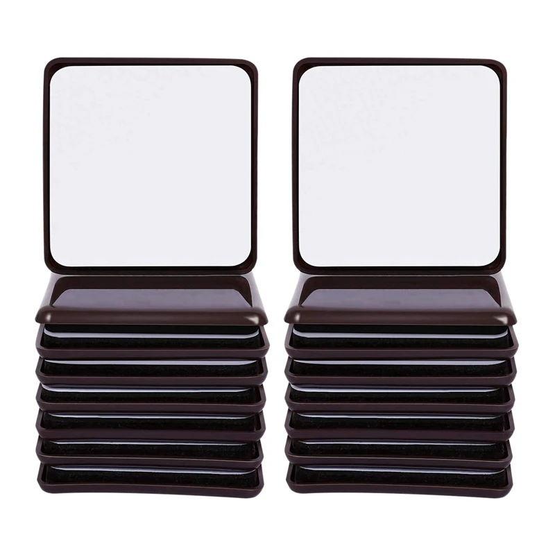 

32Pc Furniture Sliders And Gliders Square Self Adhesive Chair Leg Sliders Floor Protector Pads For Moving Furniture - B