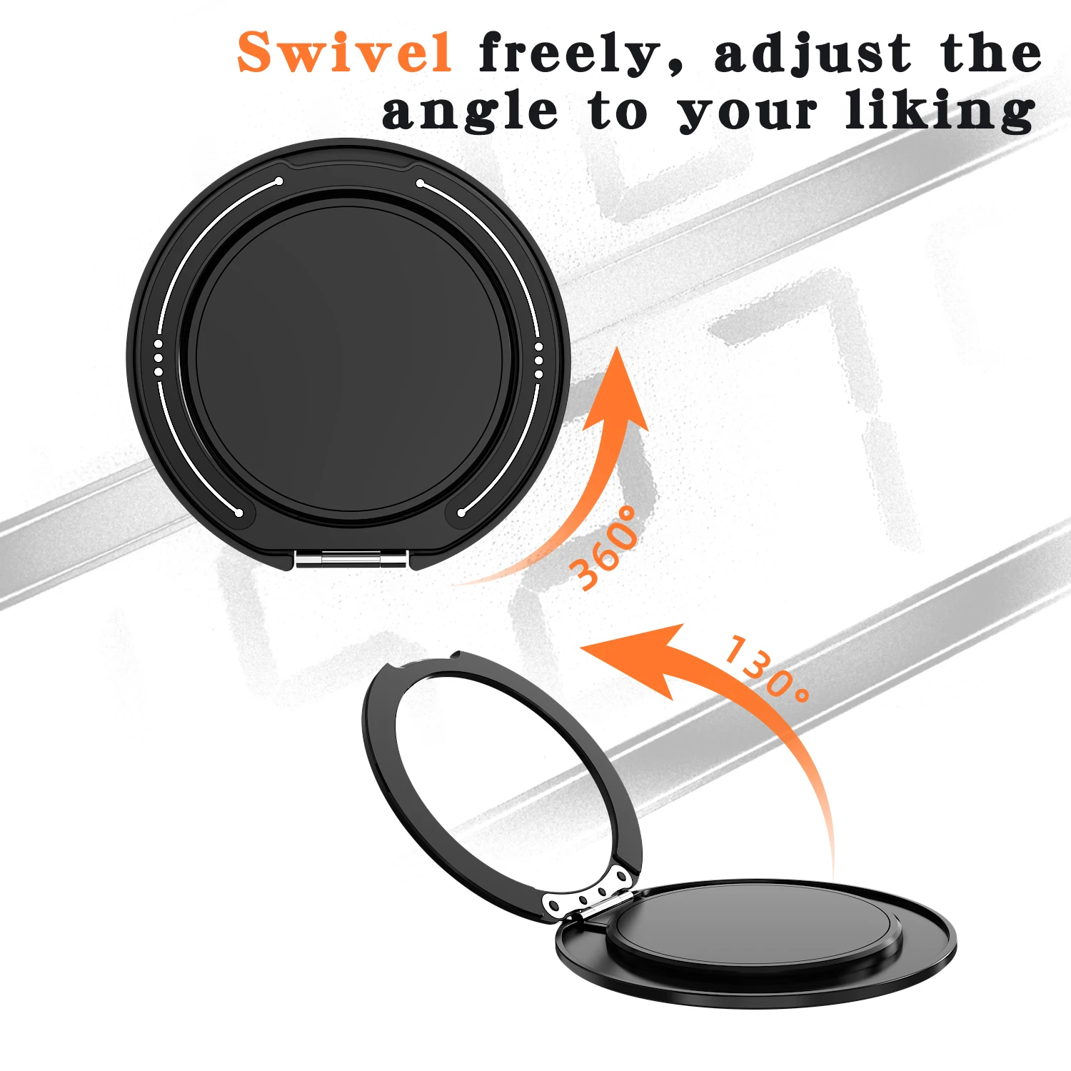 Adjustable Portable Folding Ring Back Sticker Phone Holder