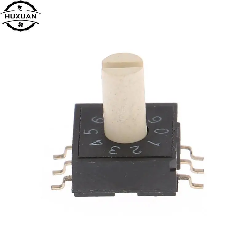 4 Position Rotary Switch 10pcs 8421 Rotary Coding Switch 0-9 Gear 10 ...