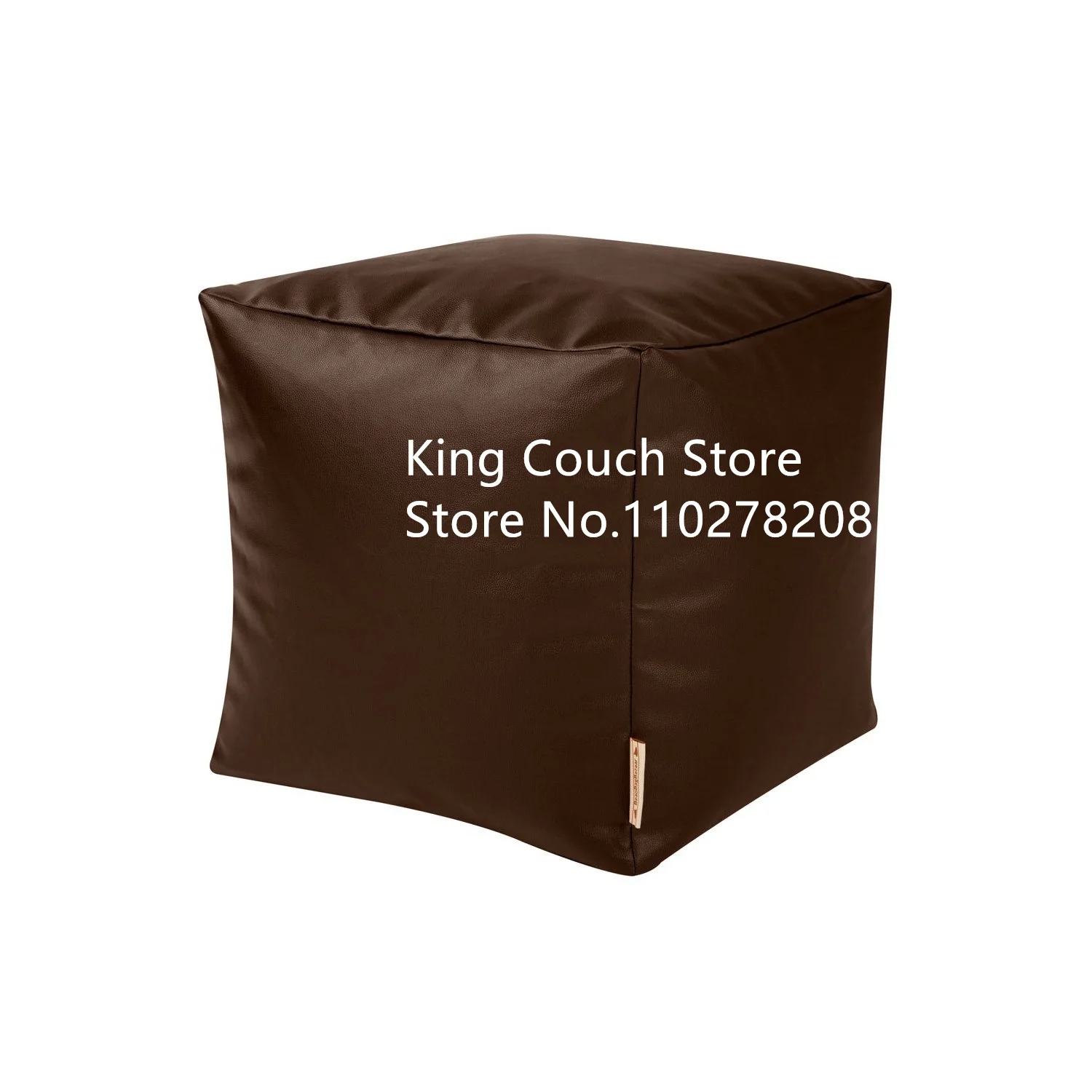 New hot sale Handmade Footstool Ottoman Storage Solution Floor Footrest Cushion Unstuffed waterproof polyester Pouf Cover