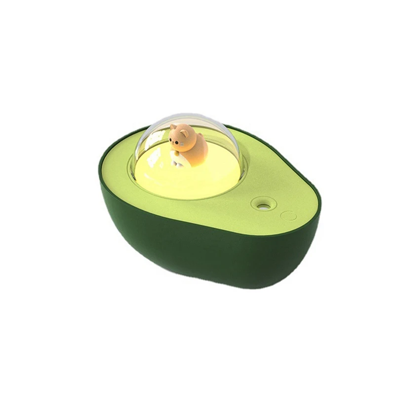 

210Ml Avocado Air Purification Humidifie Rechargeable With Atmosphere Light For Gift