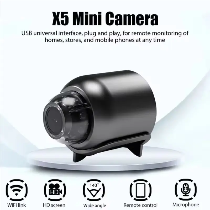 2.4G WiFi Camera Small Remote Monitoring Wireless Survival Camera Home Security Small Night Vision Network Camera - Image 3