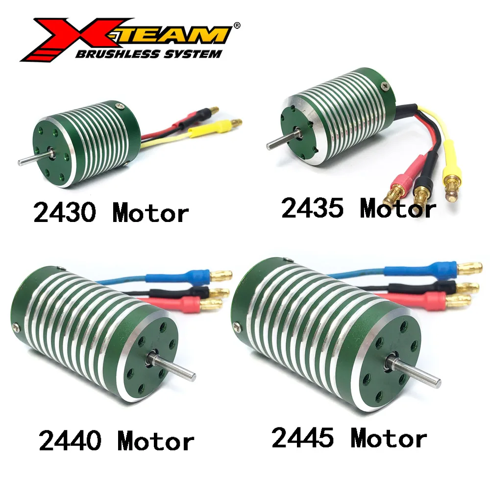 X-Team 2030 2040 2430 2435 2440 2445 2845 2850 Motore Brushless Per Wltoys Traxxas Hbx Remo Hobby 1/20 1/18 1/16 1/14 Rc Car Boat