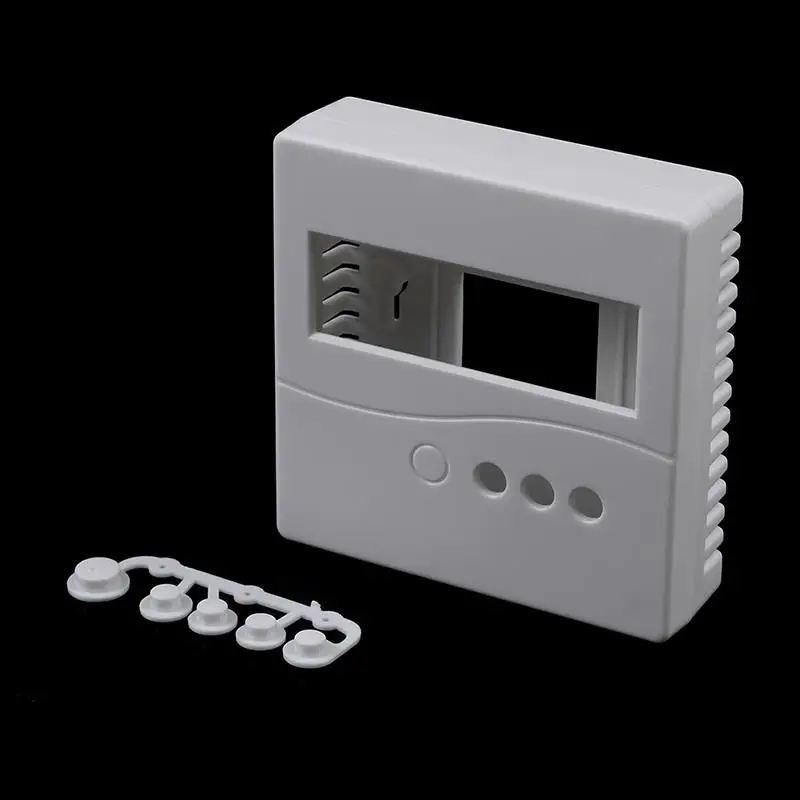 1PC 8.6x8.6x2.6cm Case For DIY LCD1602 Meter Tester With Button 86 Plastic Project Box Enclosure plastic electronic box enclosure electronic box enclosure