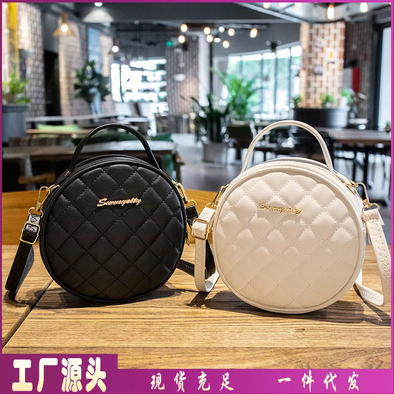 Bag 2021 New Joker Small Round Bag Ladies Messenger Bag Retro Fashion  Western Style Portable Round Cake Bag - AliExpress