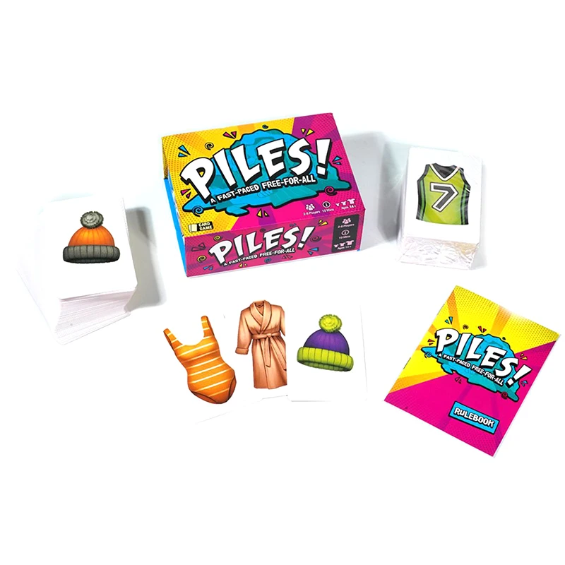 Board Game English Version Board Game Piles Card Game
