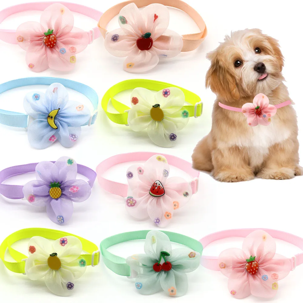 30/50 Pcs Pet Supplies Dog Grooming Accessories for Small Dogs Bow Tie