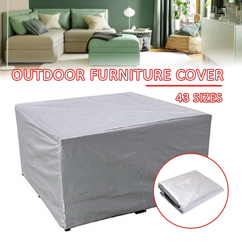 Anti-UV Cube Furniture Set Cover Sofa Chair Table Garden Patio Beach Protector 