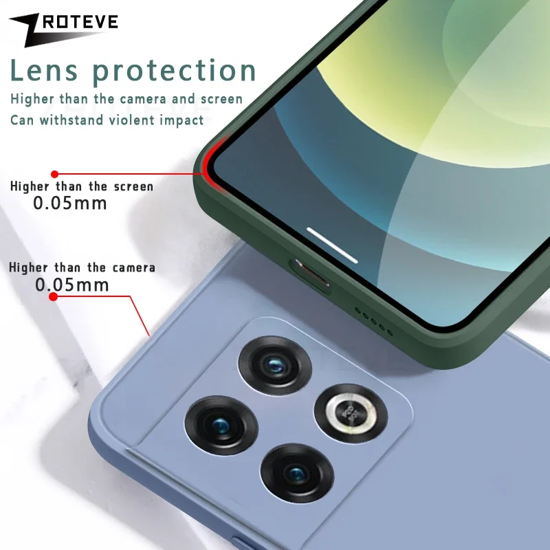 Zroteve Silky Liquid Silicone Soft Phone Case - Enhanced Protection and Comfort