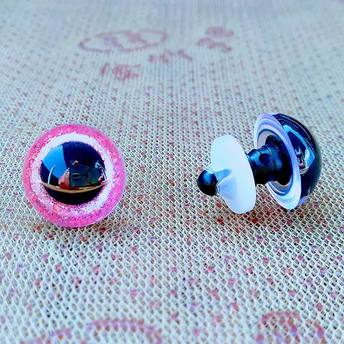 20pcs 3D Plastic Glitter Safety Eyes For Crochet Toys Amigurumi Diy Mix Bulk Mixed Sizes Toy Doll Making 10/12/14/16/18/20/22mm - Image 9