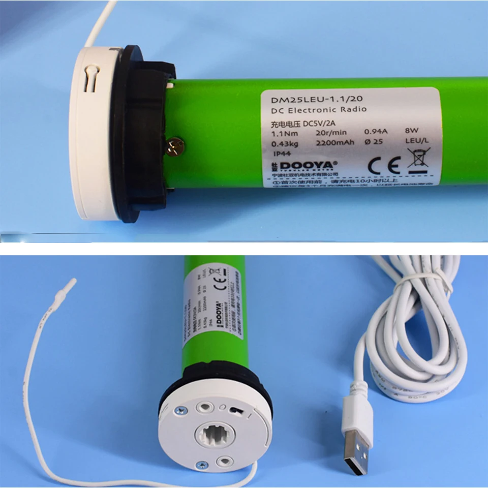 para persianas, controle de emissor RF433, tubo