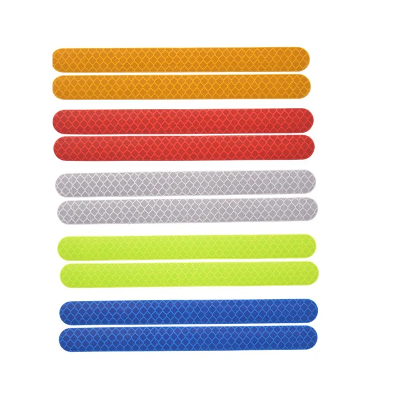 Bike Frame Sticker Arrow Reflective Sticker Car Motorcycle Bicycle Decal Safety Cycling Reflective Tape 2Pcs