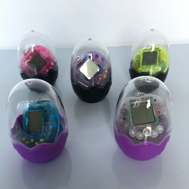 Dinosaur Egg Transparent Electronic Pets Tamagotchi 90S Nostalgic 49 Pets In One Virtual Cyber Digital Pet Toys Pixel Play Toys 2