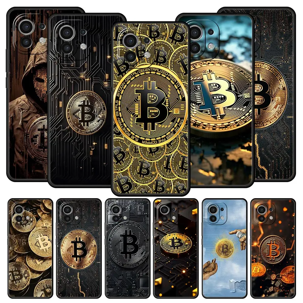 Luxury Bitcoin B Design Soft TPU Phone Case Cover
