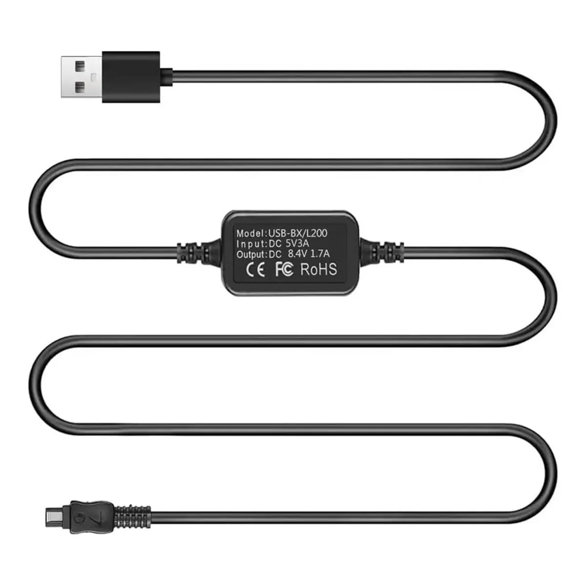 충전기용 M05K USB 전원 코드, DV 캠코더용 AC-L200 전원 어댑터 DCR-SX40/44 DCR-SR45/47 DCR-SX63/65/85