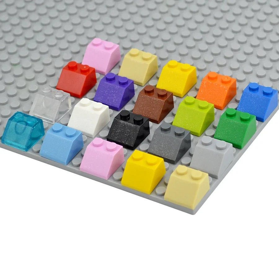 Creative Educational Building Block Roof Tile Slope - Thick Figure Assembly Toy Set