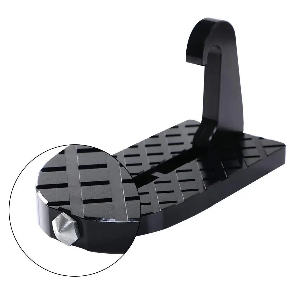 Foldable Car Roof Rack Step Car Door Step Multifunction Universal Latch Hook Auxiliary Foot Pedal Aluminium Alloy Safety Hammer