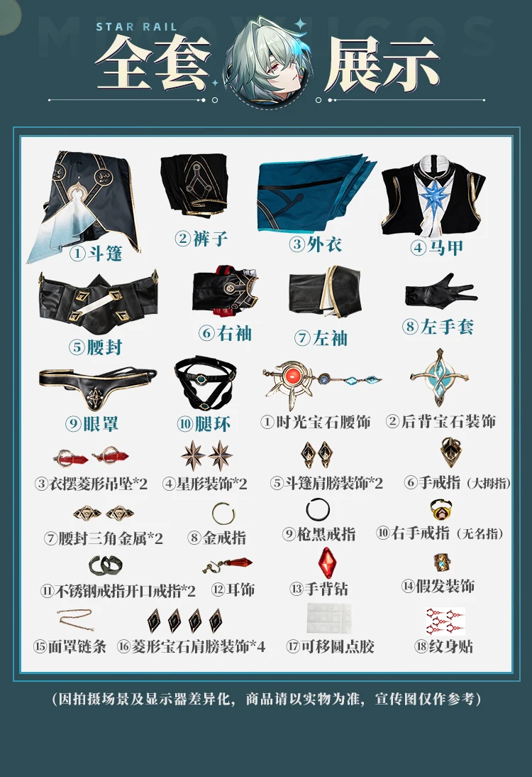 Honkai Star Rail Anaxa Cosplay Kostüm Perücke Uniform Outfit Anaxagoras Grove of Epiphany Amphoreus Halloween Frauen Männer Karneval 56