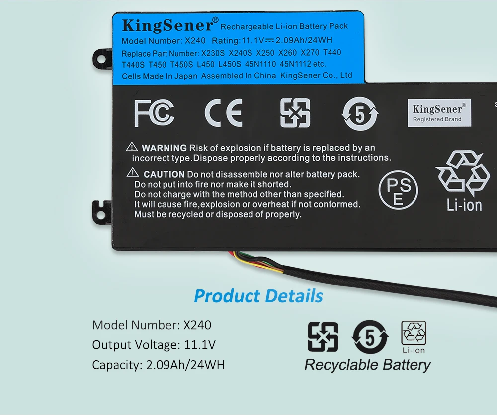 T440S, T450, T450S, X240, X240S, X250, X260,