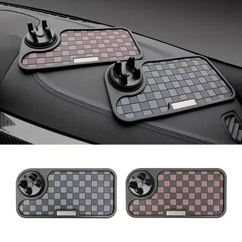 Car Anti-Slip Dashboard Pad with 360° Phone Mount & Storage 1