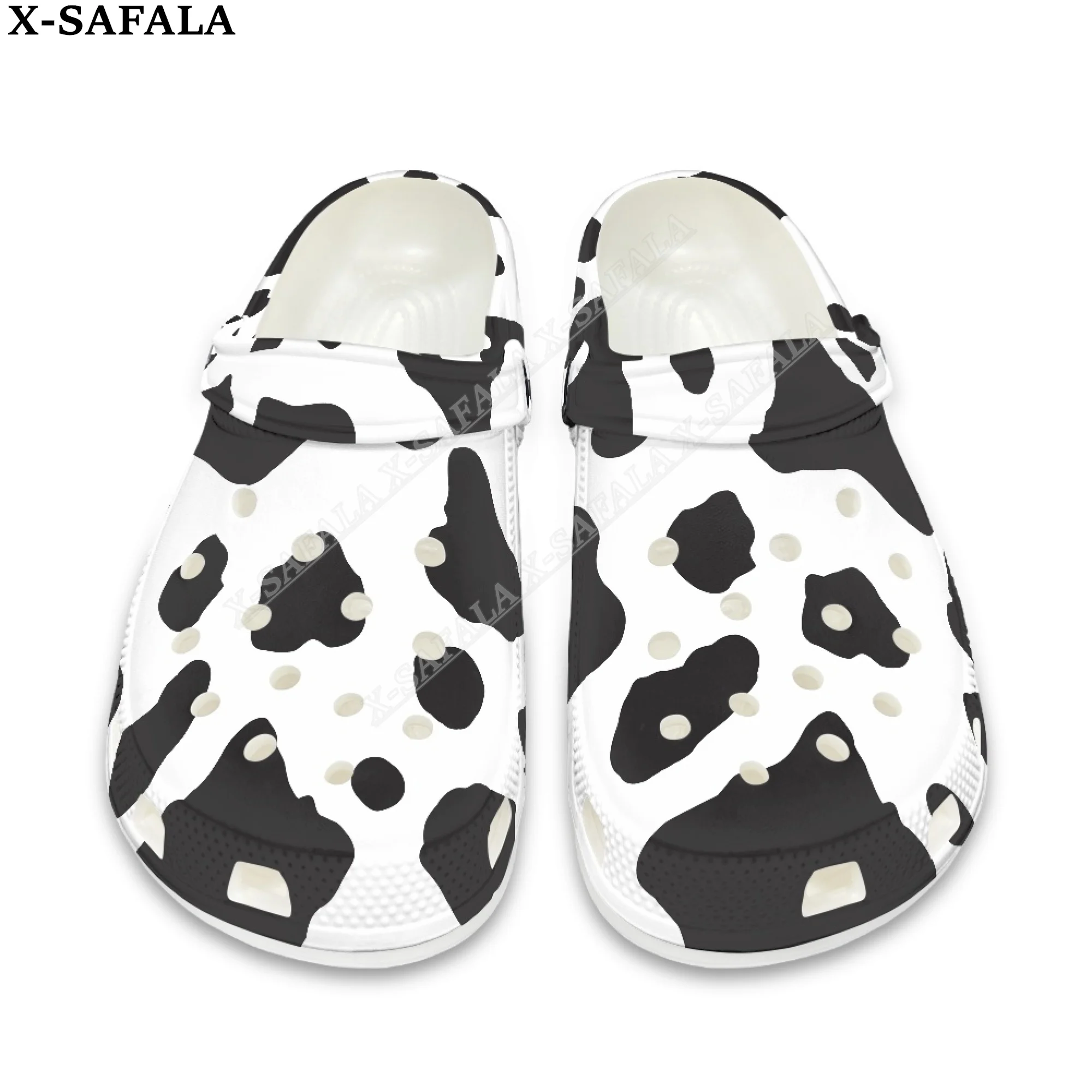 

Cute Cow Funny Pattern Leopard 3D Print Men Women Clogs Slippers Shoes EVA Ligtweight Sandals Summer Beach Outdoor-1
