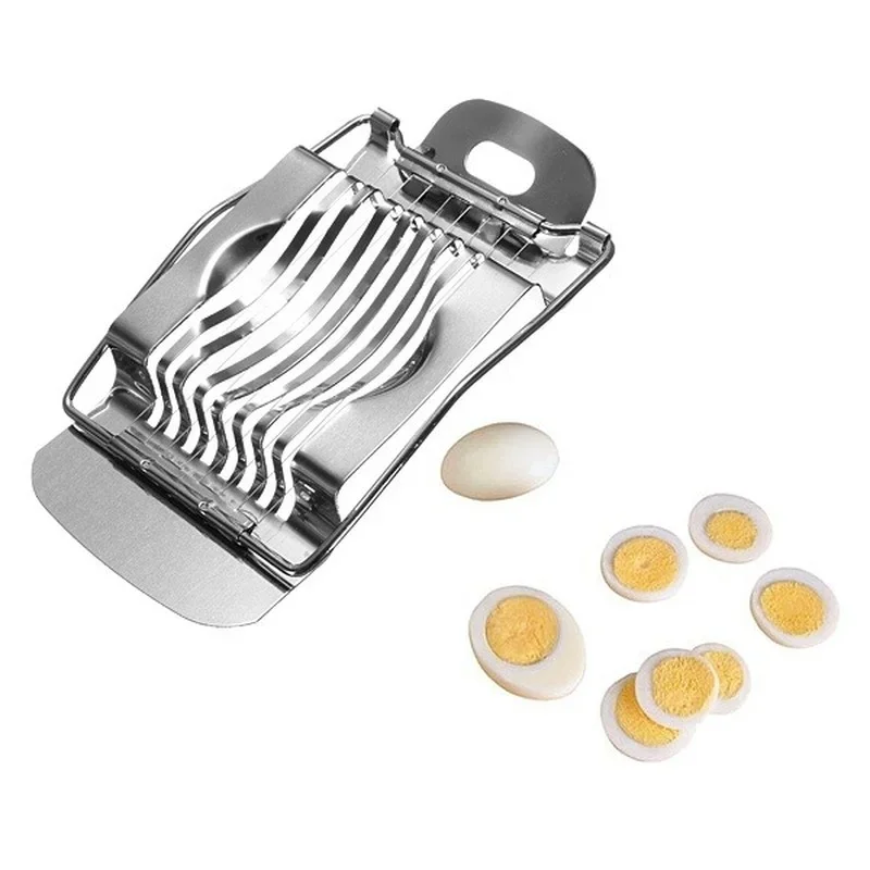 Home Kitchen Egg Cutter Slicer Stainless Steel Wire For Hard Boiled Eggs