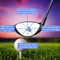 Golf Impact Stickers Sticker Oversized Wood Labels Roll Balls Hitting Recorder for Men Women Practice Drop Shipping 2