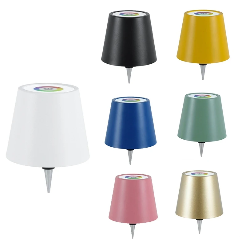 Wireless Bottle Lamp RGB Modes & 3 Color Stepless Dimming Table Lamp Rechargeable Bottle Lights For Bars Green