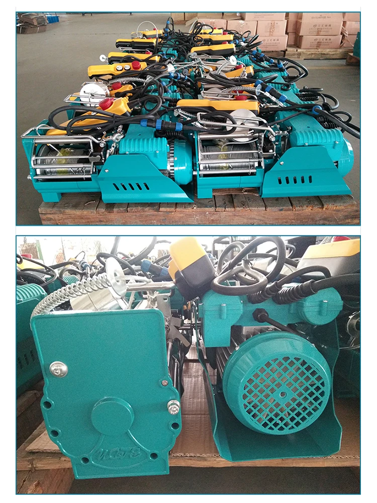 125-25 KG 35M 220V 1000W Aluminum Alloy Electric Hoist Industrial-Grade Miniatur