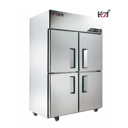 QBC1.0L4E Economic Refrigerator Freezer 2 Way Temperature Control Stainless Steel Door Convenient Store