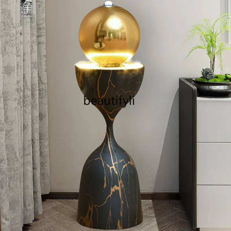 

Flowing Water Ornaments Circulating Water Floor Fountain Decorative Landscaping Fengshui Ball Landscape