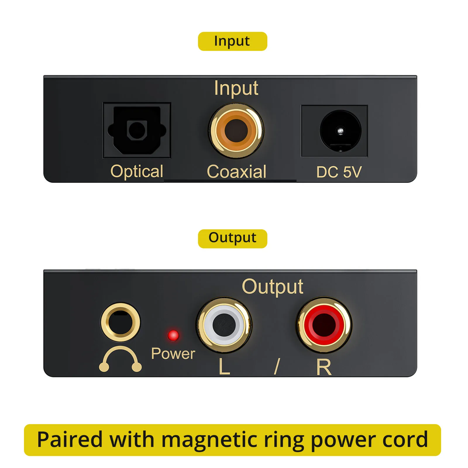 PROZOR – convertisseur Audio numérique-analogique DAC 192kHz, avec  télécommande IR, Toslink Coaxial optique vers RCA, adaptateur Jack 3.5mm -  AliExpress
