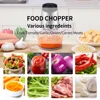 BioloMix 1.8L Glass Bowl Food Processor Chopper Two Speeds  Meat Grinder For Babyfood Vegetables Onion Garlic 4
