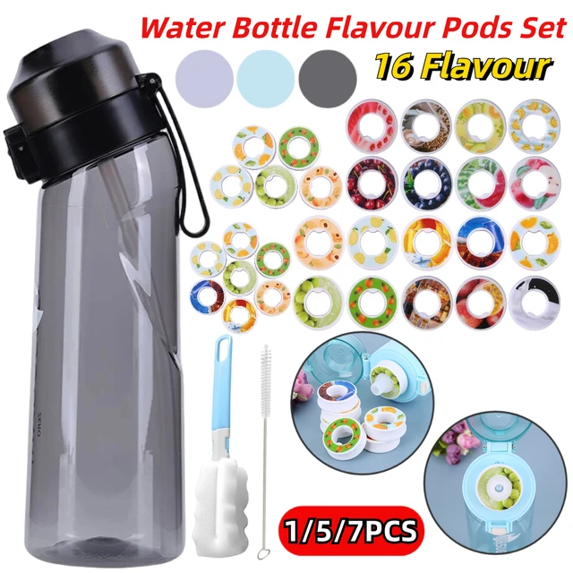 Air Up Water Bottle With Flavor Pods,650ml Flavouring Water Bottle With 1  Flavor Pods Included, Flip Lid, Carry Strap, Leakproof - Water Bottles -  AliExpress