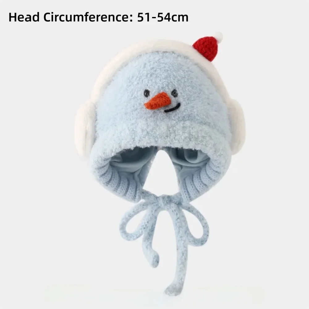 Fashion Cute Cartoon Children Hat Cold Proof Windproof Ear Protection Hat Thickned Warm Hat Children