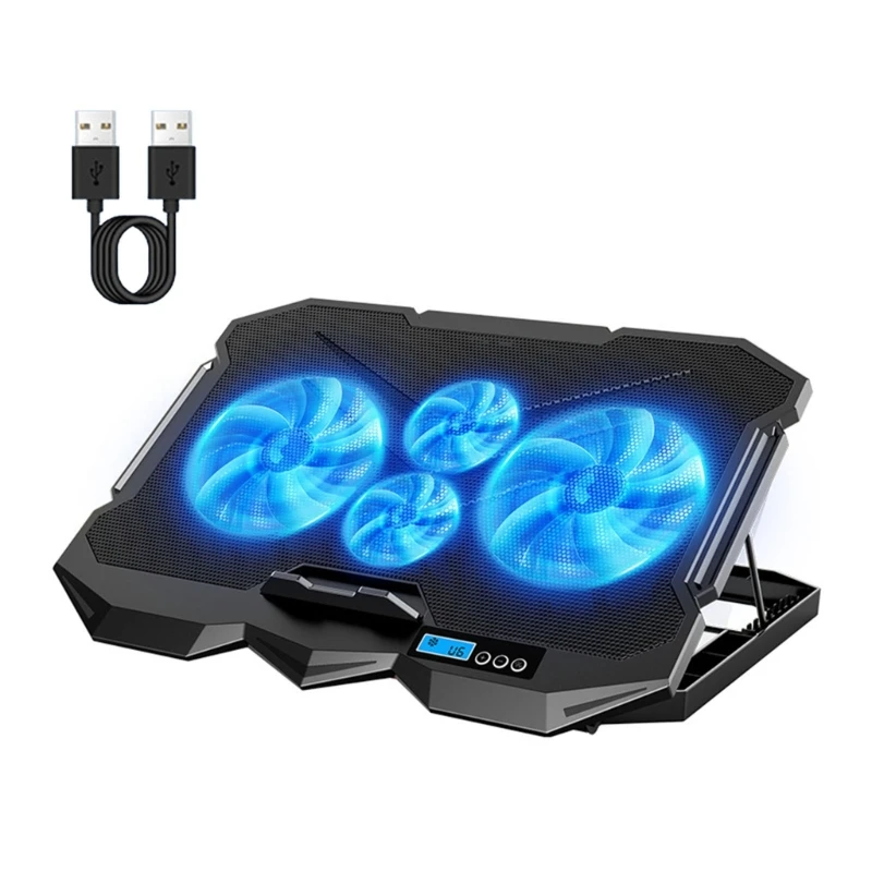 

69HA Laptop Cooler Cooling Pad Radiators Portable Notebook Cooler Stand for Gamers