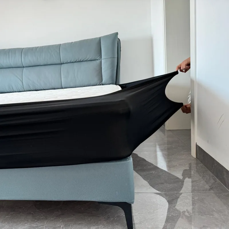 Mattress Cover Bedding Set Bed Skirt Box Spring Cover Queen Size Stretchy Wrap Around 4 Sides of The Box Spring Alternative for Bed Skirt Twin/Full/Queen/King