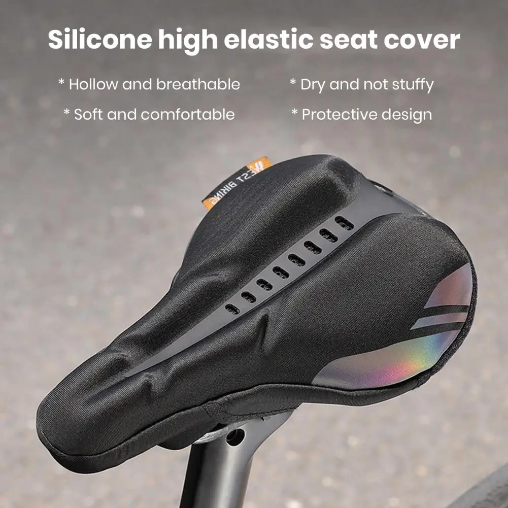 

Anti-slip Bicycle Seat Cover Bicycle Seat Cover Breathable Mesh Bike Saddle Cover Shockproof Impact Resistant for Thicker