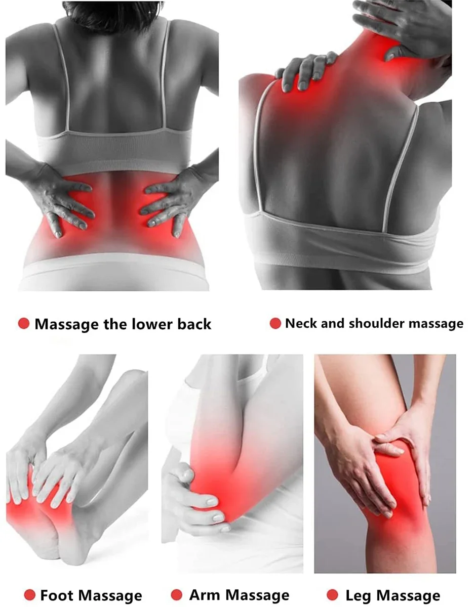 Double Lacrosse Massage Ball Peanut Deep Tissue Massage Tool for Muscle Relaxer & Acupoint