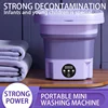 Folding Washing Machine Convenient 8L  Drying Function UV Sterilization Socks Underwear Clothes Washing Machine Home Dormitory