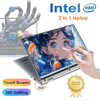 Notebook con touchscreen portatile 2 in 1, computer portatile con Intel Core i7-8500Y / N4020, schermo da 11,6 pollici, tablet PC con Windows 11 Pro.