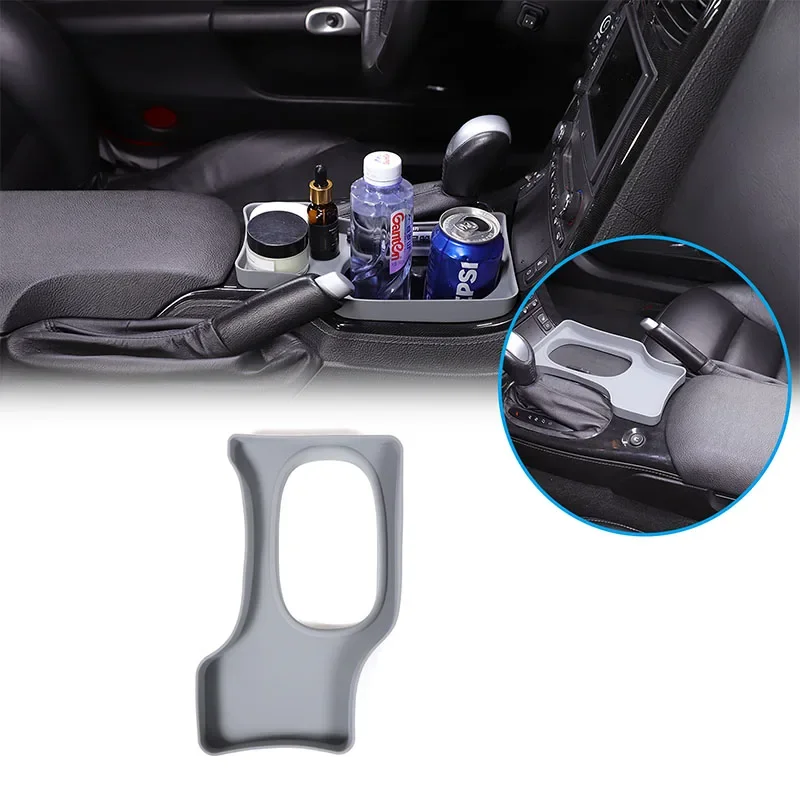 

For Chevrolet Corvette C6 2005-2013 Car Central Control Cup Holder Expansion TraySilica Gel Interior Accessories