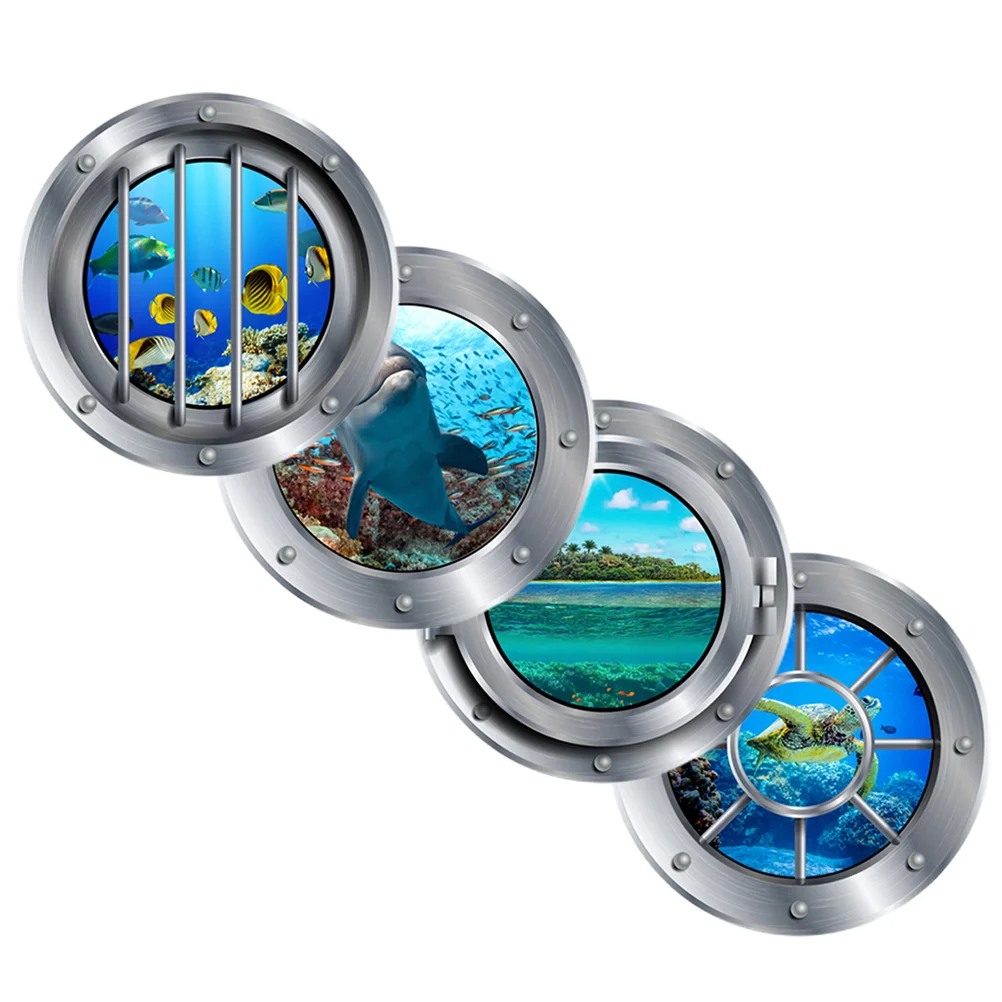 

4 Pcs Whiteboard Magnets Fridge For Sea Animal Refrigerator Multi-function Pvc Multi-functional Decor Cute Office Household