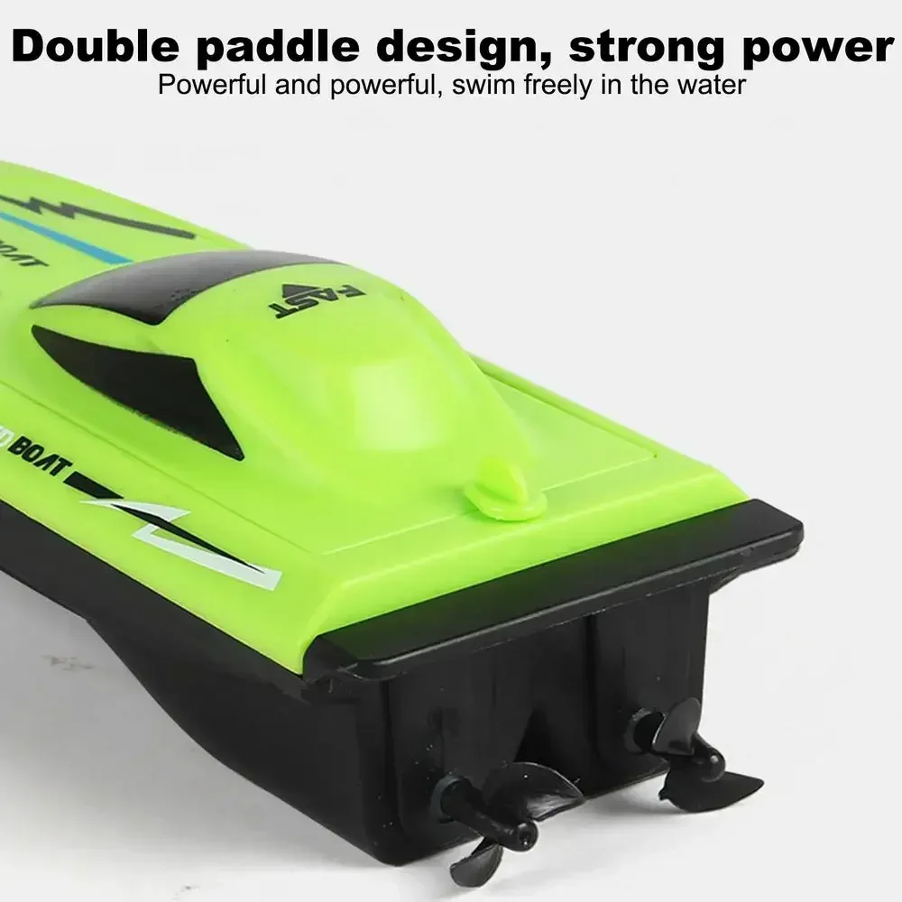 High Speed RC Boat Remote Control - Waterproof Kids Pool Racing Toy for Outdoor Lakes & Ponds Ideal Birthday Gifts For Kids Boys