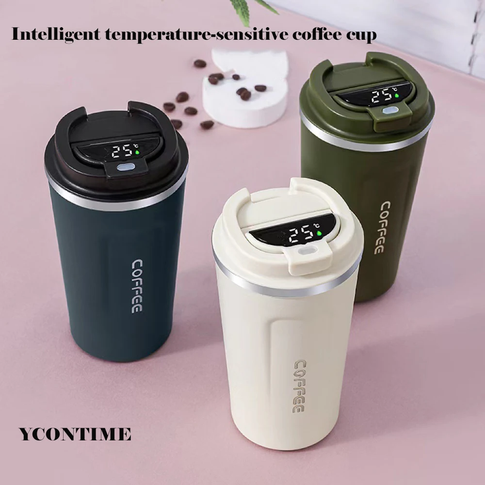 YCONTIME Smart Digital Thermos Keep Cold And Heat Thermal Bottle Travel