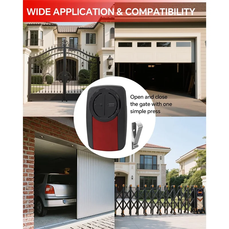 Liftmaster 375UT 380UT 375LM 호환 차고 문 오프너 원격 3PCS 범용 업그레이드
