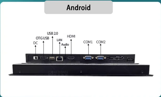 10.1 Fan Cooling Win OS Tablet PC Industrial Capacitive Touch Screen Monitor All